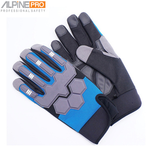 Gants de sécurité personnalisés unisexes Gants de mécanicien anti-impact avec cuir synthétique pour le travail dans les industries pétrolière et gazière - Product Image 1