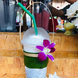 High Quality Eco-Friendly Bamboo Takeaway and <b>Drink</b> <b>Holder</b> with Strap Handle Dried Style Directly From Vietnam - Product Image 1