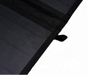 Panel Solar portátil plegable de 4 pliegues de 50W, 12V, batería portátil de iones de litio para campamento pequeño, generador de carga de luz, bolsa de Manta para uso doméstico - Product Image 4