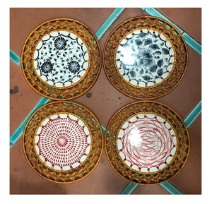 <b>Large</b> Round Woven Rattan Trivet Heat Resistant Hot Pot Holder <b>Mat</b> Natural Straw Tableware Pad Wholesaler - Macy - Product Image 4
