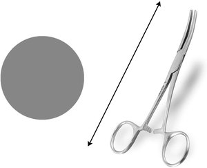 Pinzas Hemostáticas Curvas Kelly de 14 cm, Instrumento Quirúrgico Médico Recto, Acero Inoxidable de Alta Calidad, Precio de Fábrica INNOVAMED - Product Image 4