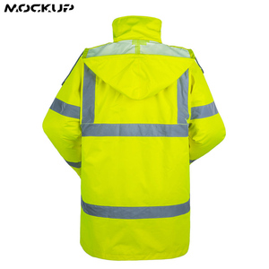 Chaqueta de trabajo a prueba de agua para hombre, ropa de trabajo barata de baja cantidad, para invierno - Product Image 4