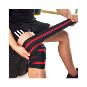 Rodilleras de muñeca profesionales, correas elásticas, Protector de soporte, levantamiento de pesas, entrenamiento, culturismo, gimnasio y Fitness, 2022 - Product Image 4