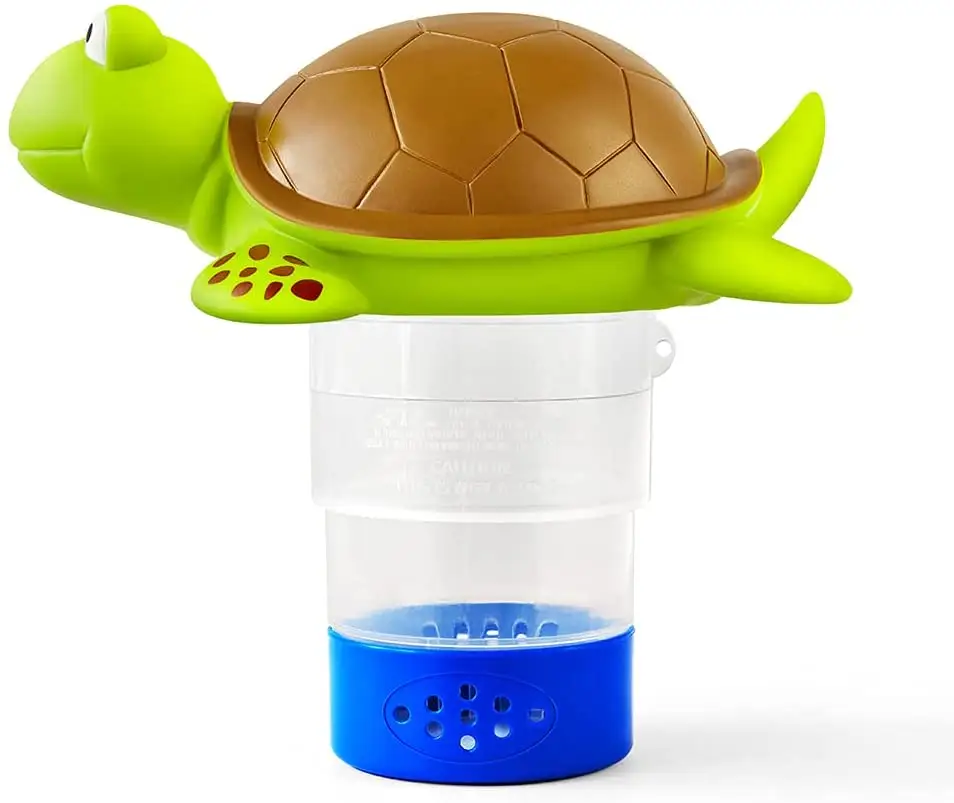 pool duck turtle floating float swimming pool chlorine dispenser for 3" Chemical Tablets Fits Tabs Bromine Holder