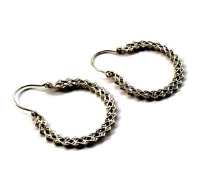 Boucles d'oreilles bohème faites à la main en laiton doré du fournisseur direct Bijoux et idées cadeaux de fête de fiançailles de mariage indien - Product Image 3