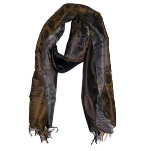 ผ้าแจ็คการ์ดสำหรับผู้หญิงผ้าพันคอลายขนนกสไตล์พื้นเมืองผ้าพันคอฤดูหนาวสำหรับผู้หญิง - Product Image 2