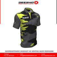 Maillots de bowling unisexes à manches courtes, personnalisés, entièrement sublimés, écologiques, à séchage rapide, respirants, en tissu Oxford