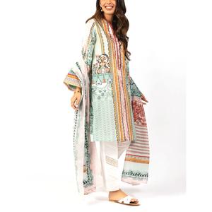 พรรคปากีสถานอินเดียสวมใส่ชุดแต่งงานหรือชุดลำลองผู้หญิงมาใหม่ | Salwar Kameez สนามหญ้า Kurti Collection - Product Image 3