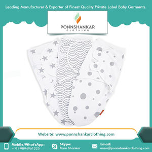 Indian Factory Supply Wholesale Custom Made Adjustable <b>Swaddle</b> Wrap - Product Image 6