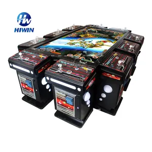 Máquina de juego de mesa de pesca arcade, 10 jugadores con software opcional, buen precio