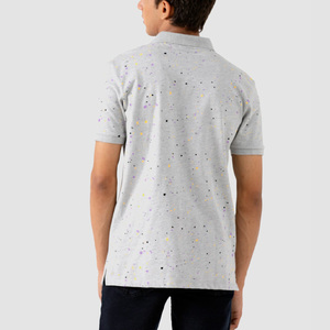 Camiseta Polo de Marca de Alta Gama, Manga Larga, Estampada, para Hombre, Primavera, 100% Algodón, Suave al Tacto, Cómoda, Informal - Product Image 3