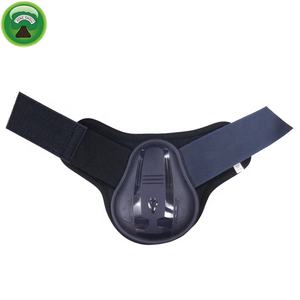 Bottes de brossage pour chevaux doublées en cuir marron polaire sport - Product Image 4