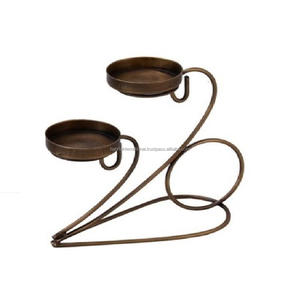 <b>Candle</b> Tea <b>Light</b> Set With New Style Iron Tealight Holder With Flower <b>Tree</b> Design & Multi Color - Product Image 4