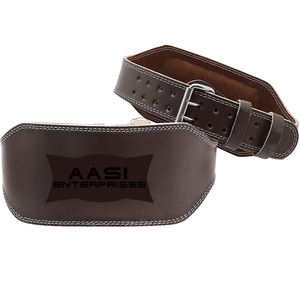 Cinturón de Levantamiento de Pesas Ajustable de Cuero Genuino y PU para Hombre - Soporte Lumbar para Levantamiento de Pesas - Product Image 4