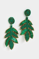 Cuentas de semilla de ganchillo hechas a mano para mujer, aretes multicolor, joyería Artificial para mujer 2022
