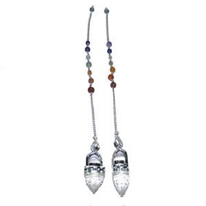 Pierres de guérison en cristal 7 chakras pendule - Product Image 1