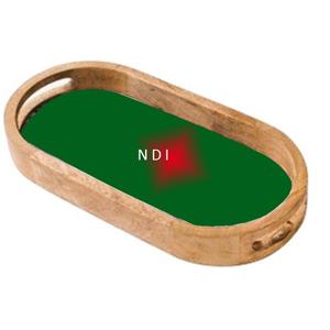 Vajilla de diseñador de madera de mango sólido de alta calidad, bandeja para servir Catering, superventas, comida, bebida o desayuno, bandejas para servir - Product Image 1