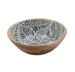 สไตล์อินเดียเคลือบไม้ชามสลัดชามไม้อะคาเซียสําหรับสลัดหรือผลไม้บ้านและโรงแรมเสิร์ฟชามส่วนบุคคลพิมพ์ - Product Image 4