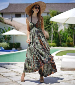 Robe de plage pour femmes, en rayonne, vêtement d'été décontracté - Product Image 2