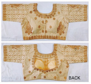 Ropa de fiesta de último diseño, algodón, seda, rayón, Zari y Dori, secuencia de trabajo, Media manga lista para usar, ropa India para niñas, mayorista, ropa - Product Image 5