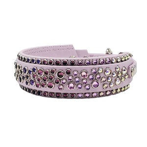 Collier de chien de luxe, fait à la main, avec cristaux, clou transparent, vente en gros, fabricant, OEM/ODM, prix réduits - Product Image 1