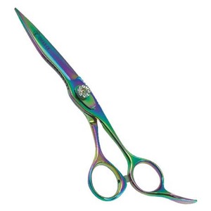 Ciseaux de coiffure professionnels en acier inoxydable, outil de beauté, coupe de cheveux, finition polie miroir, vis réglable, utilisation en salon - Product Image 1