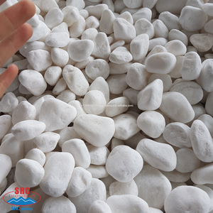 Adoquín de piedra de río blanco nieve de Color Natural, acabado pulido, rocas de grava de guijarros redondos para Parque de Villa al aire libre, proveedor de Vietnam - Product Image 2