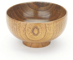 Bol de service brun clair fait à la main idéal pour les fruits et la salade plat élégant pour accessoires de cuisine et de table - Product Image 6