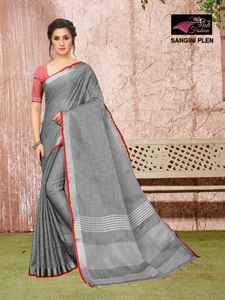 La plupart des tendances Festival porter Coon soie Saree avec coton soie Blouse pièce femmes indiennes porter bas prix en gros Surat vêtement - Product Image 4