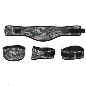 Cinturones de Levantamiento de Pesas Unisex con Logotipo Personalizado OEM, Transpirables, Duraderos, Equipo de Entrenamiento Físico, Ajustables, de Neopreno - Product Image 3