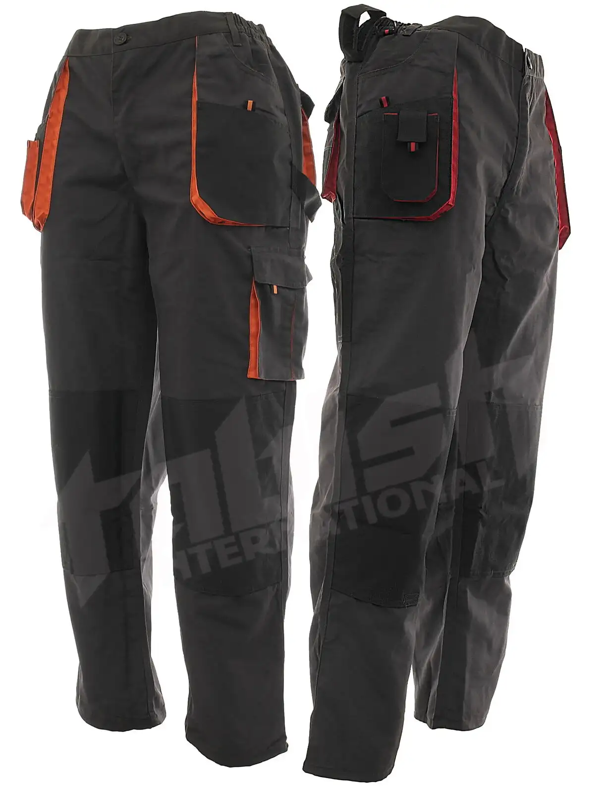 2021 Custom Casual Loose Bottom Hose mit seitlichen großen Taschen Militär hose für Männer