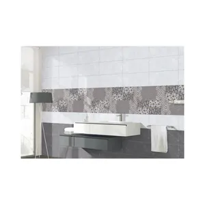 300 * 450毫米亚光饰面灰色彩色墙面浴室瓷砖