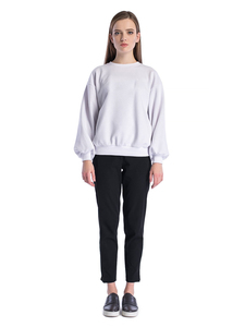 Sudadera de Algodón 100% con Logotipo Personalizado Bordado, Diseño 2026, para Mujer, Talla Grande, Manga Larga - Product Image 4