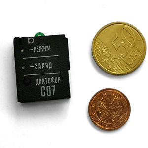 Mini Spy Sound Audio Voice Recorder Soroka-07 (28x22x9,7 mm) - Product Image 1