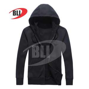 เสื้อฮู้ดมีซิปสำหรับผู้ชายเสื้อฮู้ดแบบสวมหัวผ้าคอตตอนฟลีซพิมพ์โลโก้ได้ตามต้องการ - Product Image 1