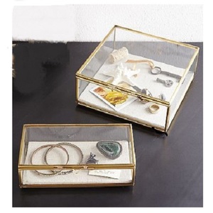 Fabulous Design Metal And Glass Jewelry <b>Box</b> For Rings Necklace Watches And Cosmetics <b>Storage</b> Jewelry <b>Box</b> - Product Image 5