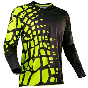 Camicia in Jersey da Motocross traspirante confortevole con stampa a sublimazione di Design su misura