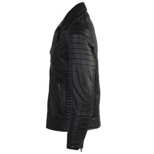 Custom Made Cowhide Canvas <b>Racer</b> <b>Jacket</b> High Quality Waterproof Eco-Friendly OEM Service Winter Fashion for <b>Men</b> and Women - Product Image 3