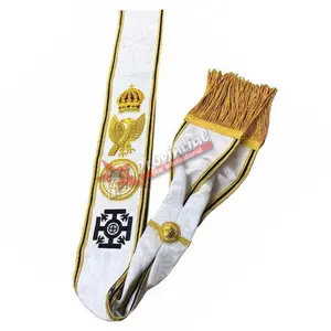 Red Cross Of Polyethylene Grand RCC Sash | Masonic Regalia RCC Grand Office Sash | Sash Distributor Masonic