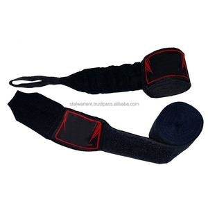Bandes de boxe en coton élastique faciles à utiliser, logo personnalisé, prix bas, fitness intérieur - Product Image 5