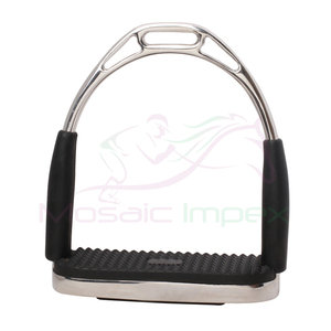 Estribos Flexibles para Caballo de Acero Inoxidable y Aluminio de la Mejor Calidad de Mosaic Impex, Ligeros, Duraderos, Modelo MI-4302 - Product Image 5