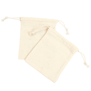 Bolsa con cordón ecológica personalizada, bolsa de polvo con logotipo, bolsa con cordón de almacenamiento de regalo promocional de algodón de lona - Product Image 1