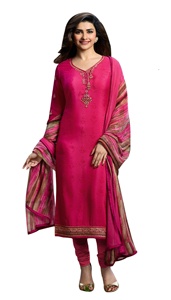 Rajasthani Silk salwar kameez ชุดปาร์ตี้ผ้ามัสลินสำหรับผู้หญิงผ้ามัสลินจากการออกแบบล่าสุดผ้าแฟนซีมาใหม่ - Product Image 4