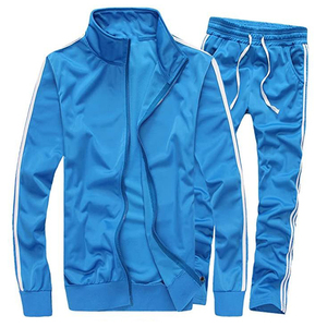 ชุดวอร์มแทรคสูทผู้ชายไซส์ใหญ่ ปี 2021 โลโก้สั่งทำ ผ้าโพลีเอสเตอร์ 100% ชุดออกกำลังกายฤดูหนาวสำหรับผู้หญิงและผู้ชาย - Product Image 1