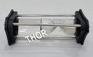 Minuterie de sable en verre de bois automatique, objet à la mode, horloge à collectionner, décoration de maison et bureau en sablier - Product Image 5