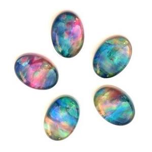 หินควอตซ์เปลือกหอยเป๋าฮื้อธรรมชาติ12X16มม. เรียบทรงรีเรียบอัญมณีขัดหลวมทำเครื่องประดับ - Product Image 3