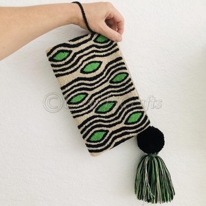 Bolso de mano con silbato wayuu para mujer, bohemio, tapiz, monedero - Product Image 4