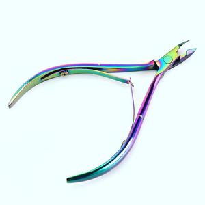 Pince à ongles en acier inoxydable avec logo personnalisé professionnel 16 mâchoires en argent Double ressort 4mm mâchoires revêtement en titane cuticule soins personnels - Product Image 3