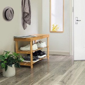 SONGMICS <span class=keywords><strong>Scarpiera</strong></span> in Bambù a 3 Livelli, Organizzatore Portascarpe in Bambù, Panca Portascarpe per Soggiorno, Design Dropshipping - Product Image 4