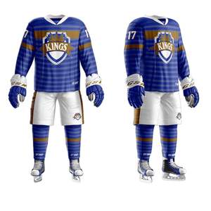 Uniforme de Hockey sobre Hielo de Diseño Único de la Marca VENTURA, Uniforme de Equipo Universitario Personalizado, Talla Grande, Secado Rápido, Transpirable, OEM - Product Image 5